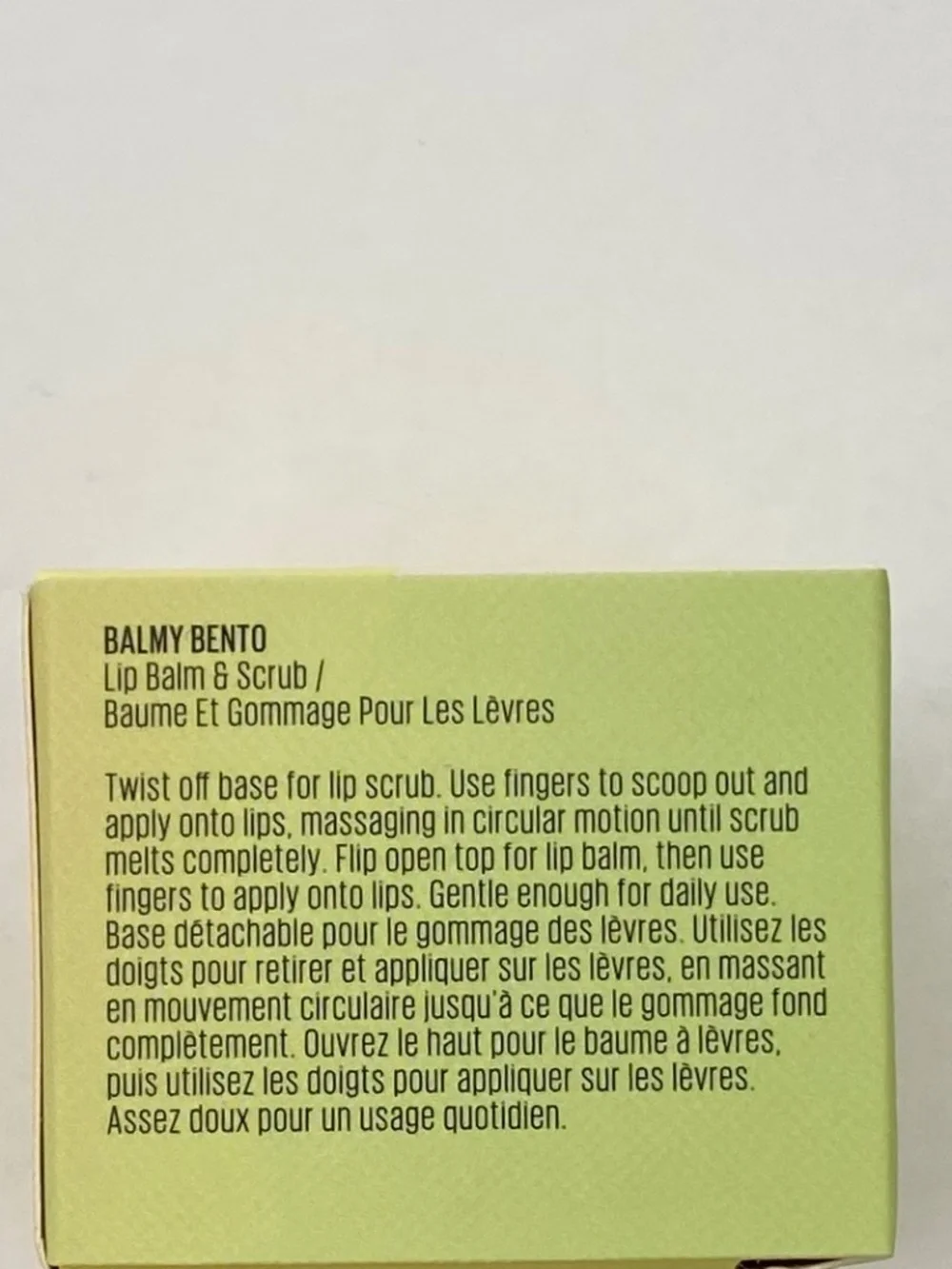 KAJA Balmy Bento Lip Balm and Scrub Piña Colada (K-Beauty) New in box